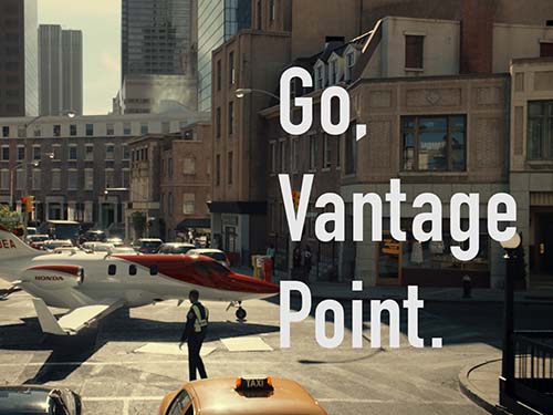 HondaJet 「Go, Vantage Point.」